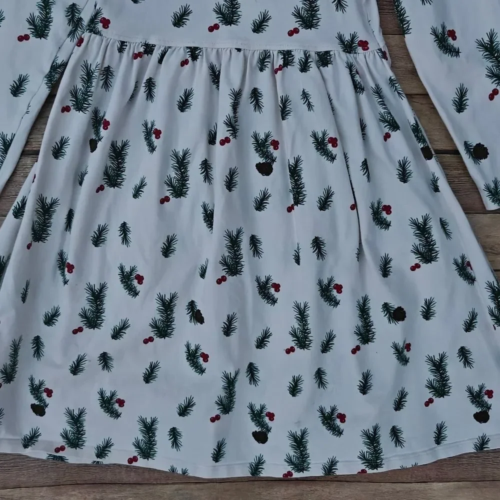 Pink Chicken New York Pine & Cranberry Organic Girls Dress Size 10